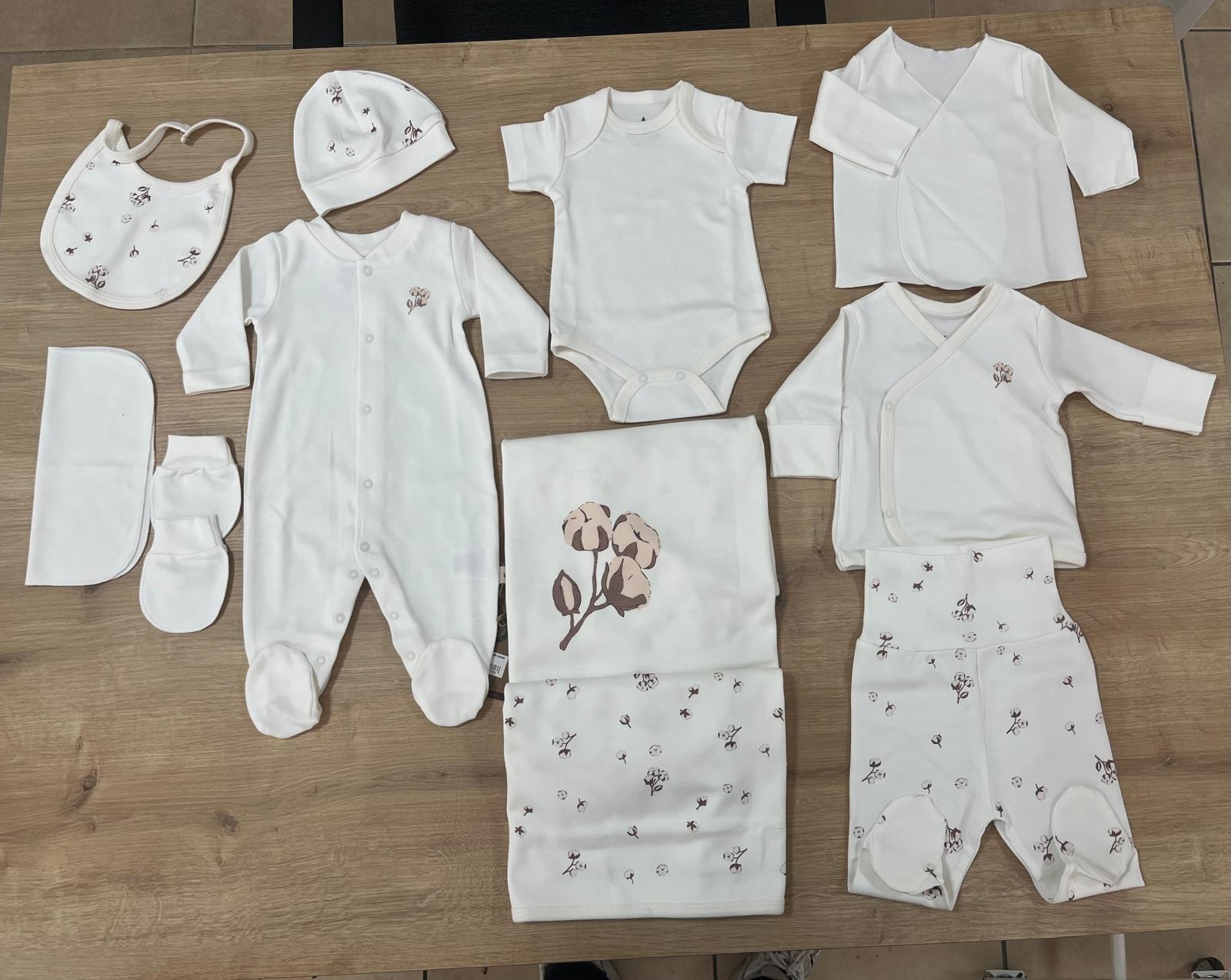 ESL-2314 ORGANİK PAMUK SEDENLİ 10'LU SET