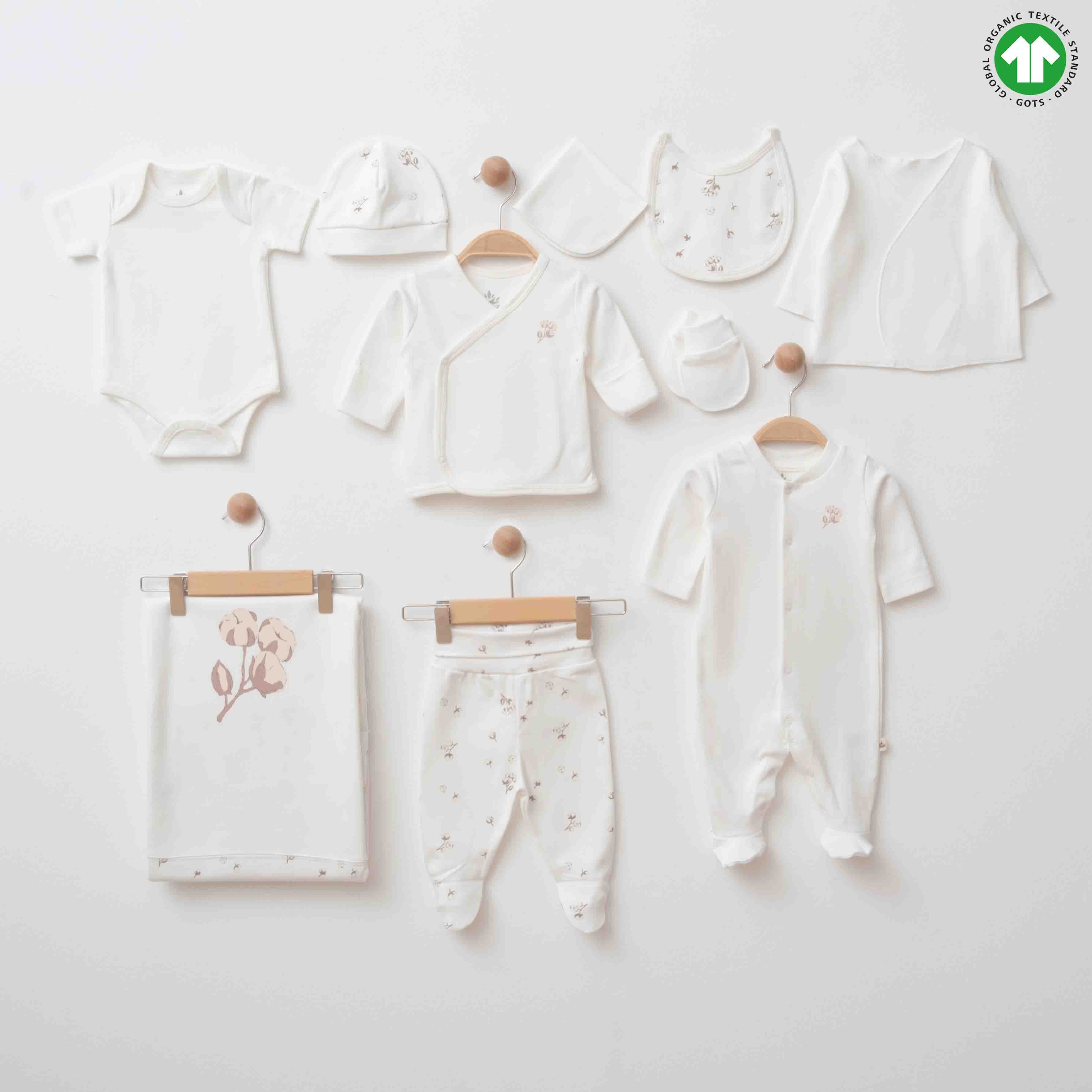 ESL-2314 ORGANİK PAMUK SEDENLİ 10'LU SET